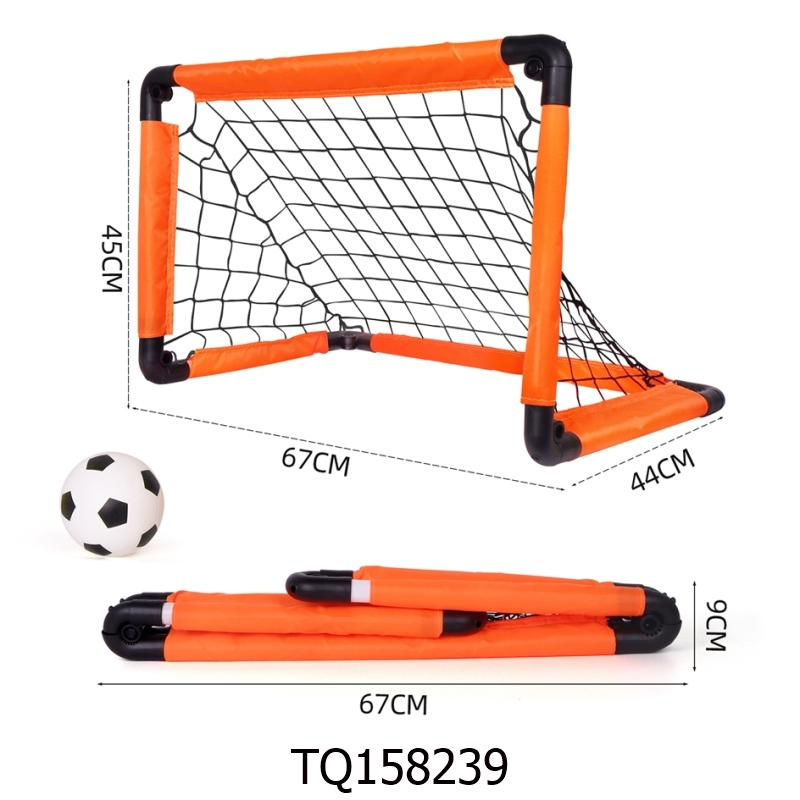 Small football goal (black orange)